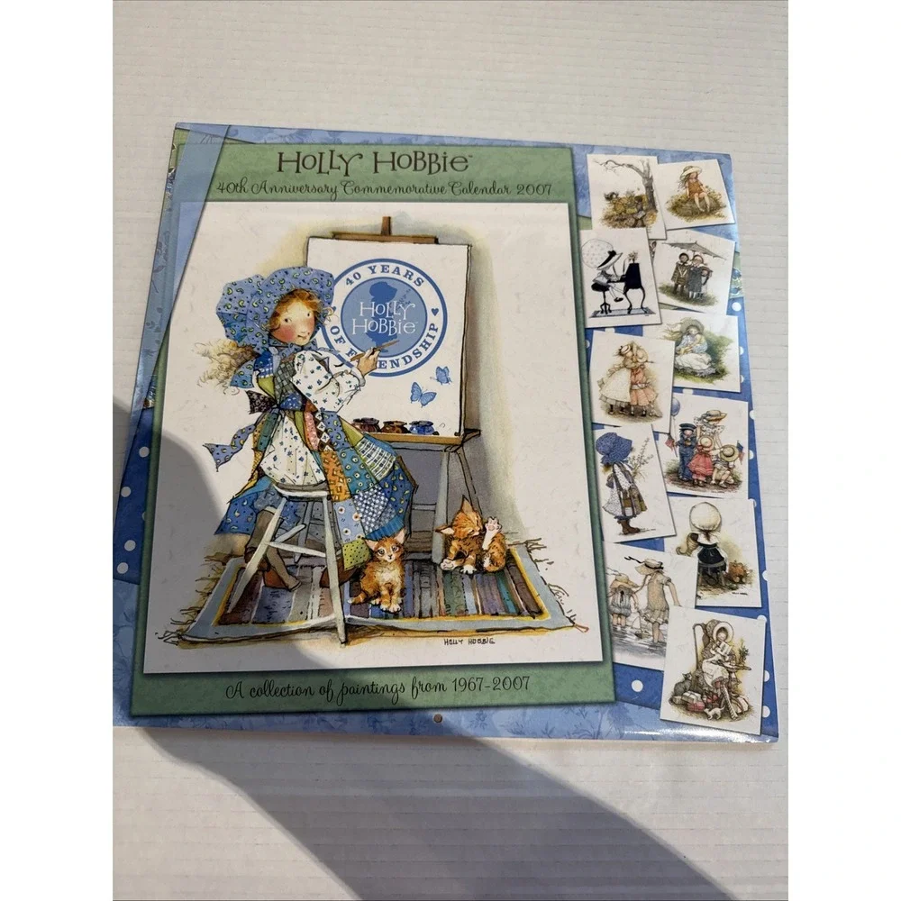 Vintage Hollie Hobby 2007-40th Anniversary Commemorative Calendar Sealed And New